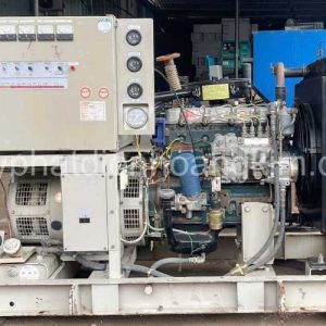 Máy Phát Điện Nissan 25kVA Trần 3 Pha Động Cơ SD22 Tua Chậm Tích  ATS MAC-DT Zin Nhật